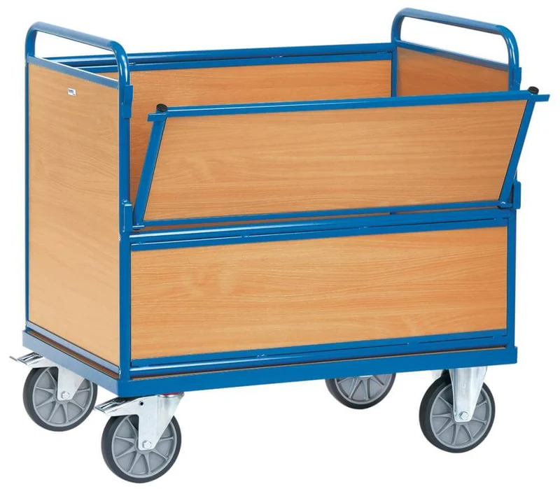 Wooden box trolley FETRA, 2872 1000x700mm fetra