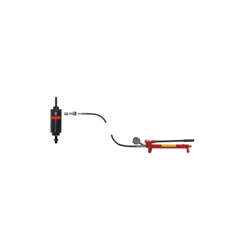 GEDORE Hydraulik-Handpumpe mit Manometer und 28 Tonnen Druck - KL-0215-35 M28