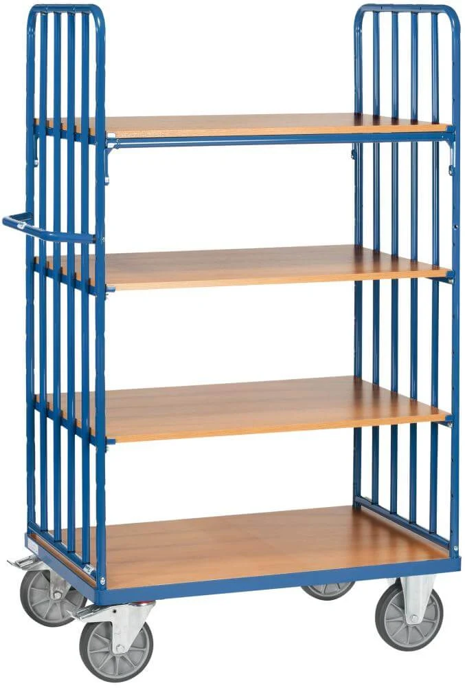 Tiered cart FETRA, 8311 500kg 4 shelves 1000x600mm fetra