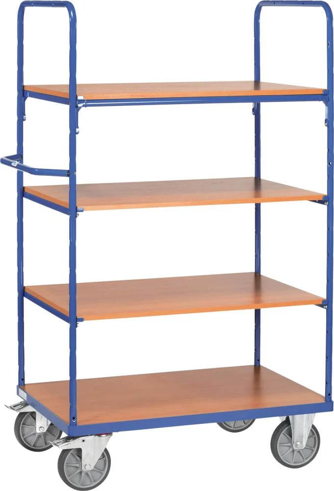 Tiered cart FETRA, 8302 500kg 4 shelves 1000x700mm fetra