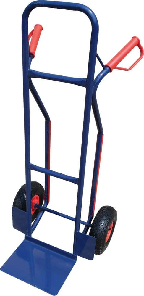 Steel tube trolley NEUTRAL, 200kg 300x210mm, pneumatic