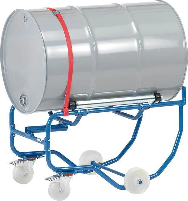 Barrel tipper FETRA, 250kg with lever bar and steel roller