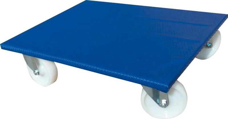 Furniture roller NEUTRAL, 600x500mm 600kg plastic wheel 125 mm