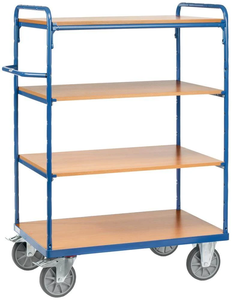 Tiered cart FETRA, 8201 500kg 4 shelves 1000x600mm fetra