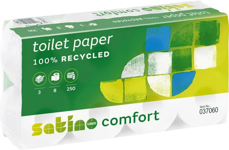 NEUTRAL, Toilet paper WEPAComfort 2-ply white 64 rolls