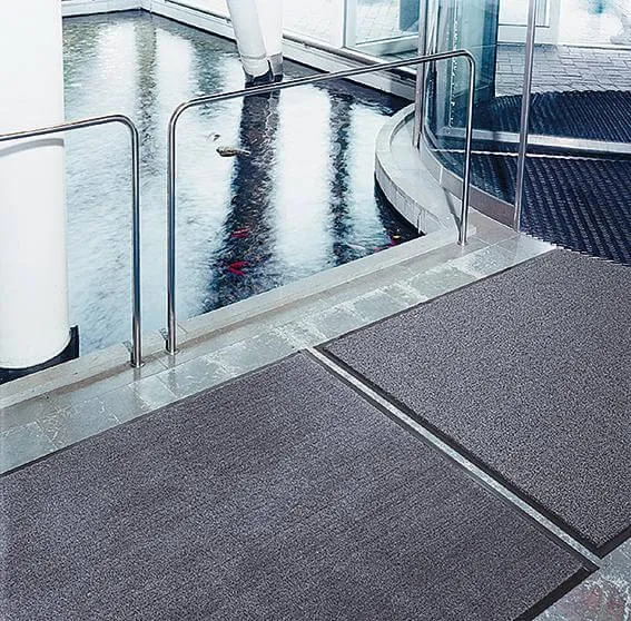 Dirt-trapping mat MILTEX, EAZYCARE Aqua gray W90xD150 cm