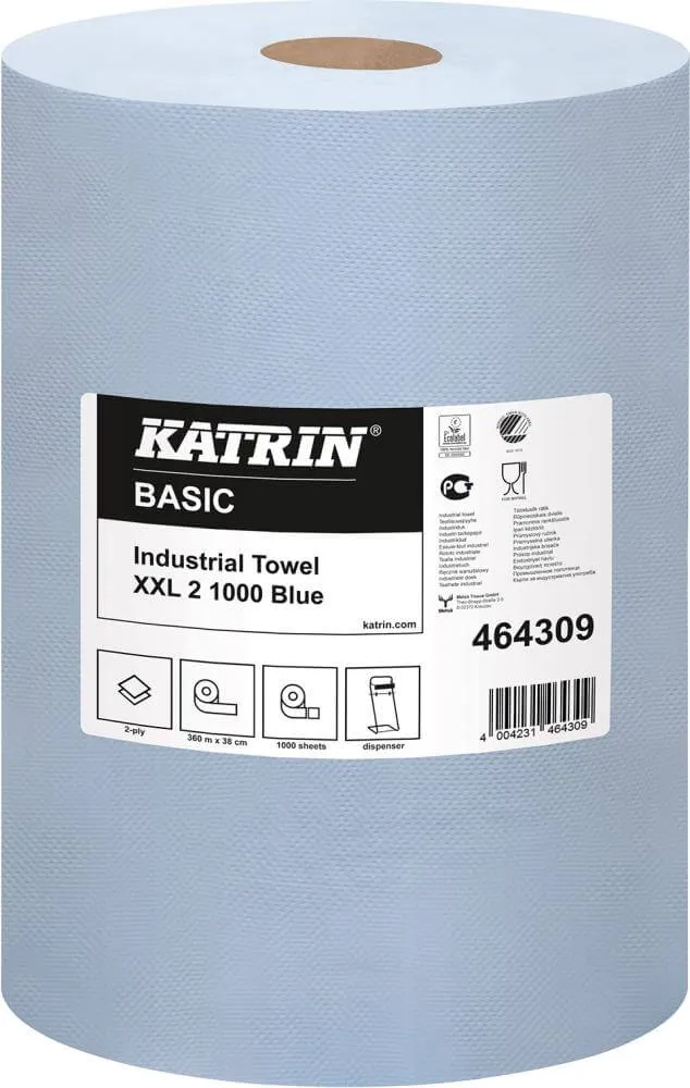 K-Roll NEUTRAL, blue 3-ply 38x36cm 1000 sheets