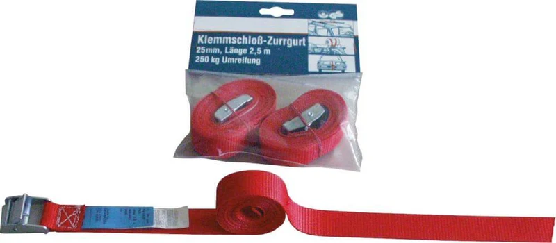 KS lashing strap NEUTRAL, 1 piece. L.2,5m W.25mm VE2