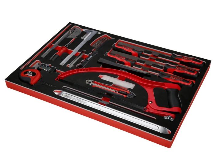 KS Tools Performanceplus Werkstattwagen-Satz P45 mit 706 Werkzeugen für 7 Schubladen