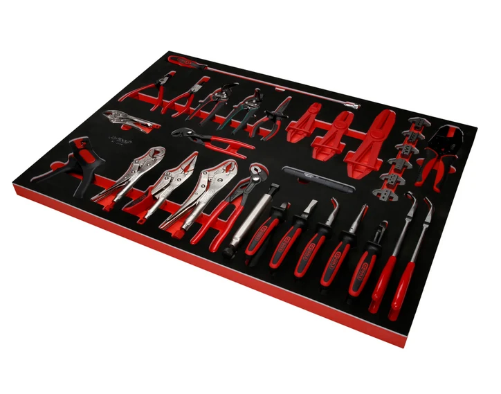KS Tools Performanceplus Werkstattwagen-Satz P45 mit 950 Werkzeugen für 13 Schubladen
