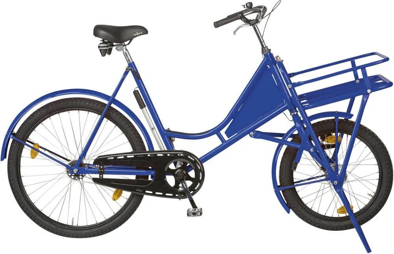 Cargo bike NEUTRAL, Classic blue with load carrier