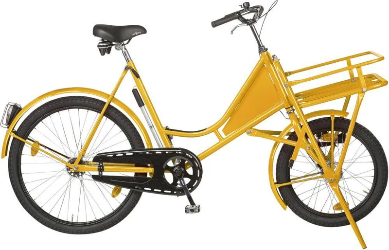Cargo bike NEUTRAL, Classic yellow, gears with lighting and load carrier