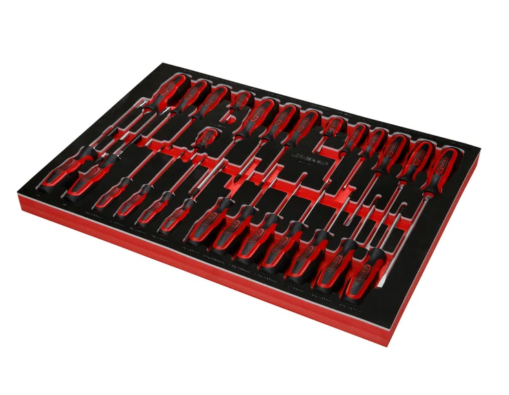KS Tools Performanceplus Werkstattwagen-Satz P10 mit 338 Werkzeugen für 6 Schubladen