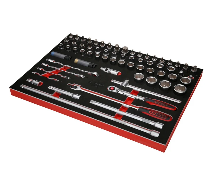 KS Tools Performanceplus Werkstattwagen-Satz P10 mit 403 Werkzeugen für 7 Schubladen
