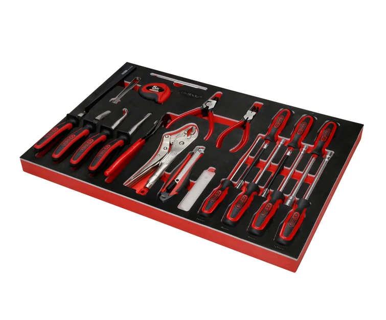 KS Tools Performanceplus Werkstattwagen-Satz P10 mit 403 Werkzeugen für 7 Schubladen