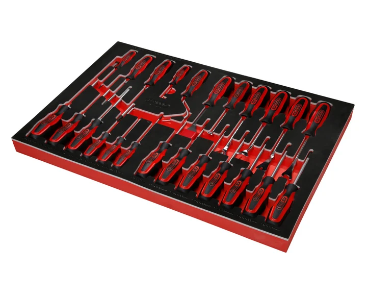 KS Tools Performanceplus Werkstattwagen-Satz P10 mit 536 Werkzeugen für 8 Schubladen