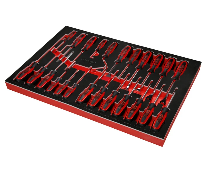 KS Tools Performanceplus Werkstattwagen-Satz P15 mit 403 Werkzeugen für 7 Schubladen
