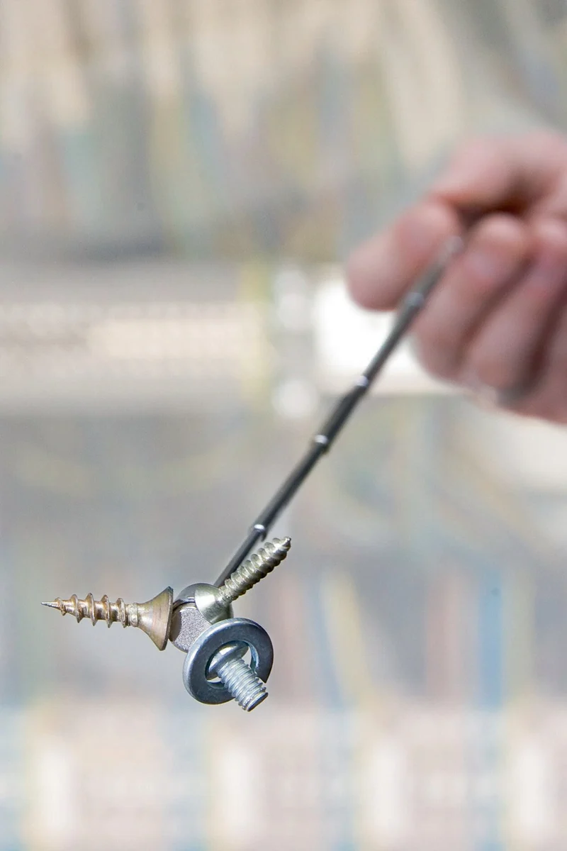 HAZET Teleskopmagnetheber 4850-1, 670 mm, Magnetkopf Ø 6 mm, Tragfähigkeit 0,55 kg