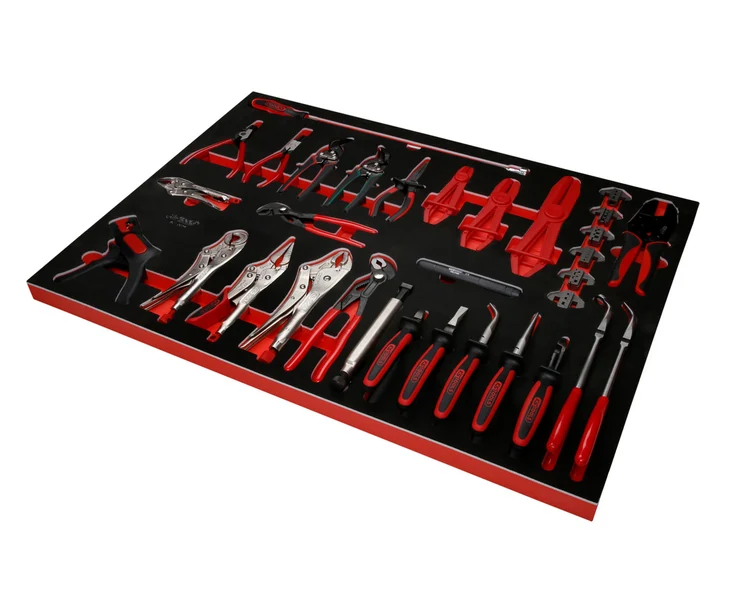 KS Tools Performanceplus Werkstattwagen-Satz P20 mit 706 Werkzeugen für 7 Schubladen