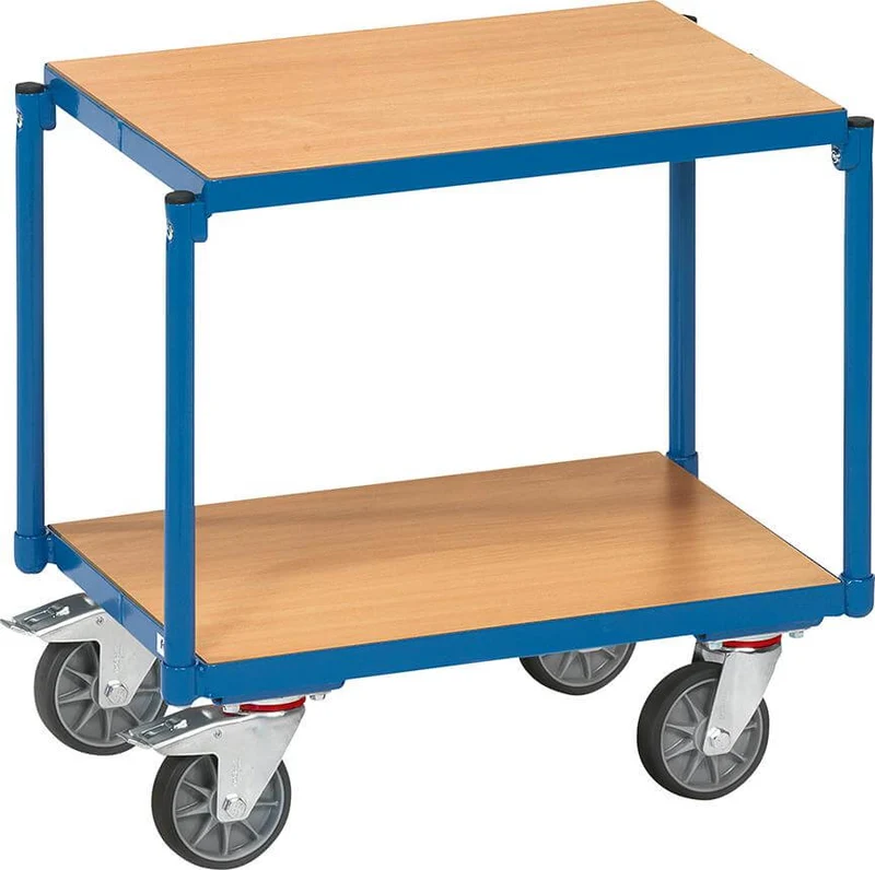FETRA shelf trolley, 13550, 250 kg, 2 shelves, 610 x 410 mm, wood, Fetra