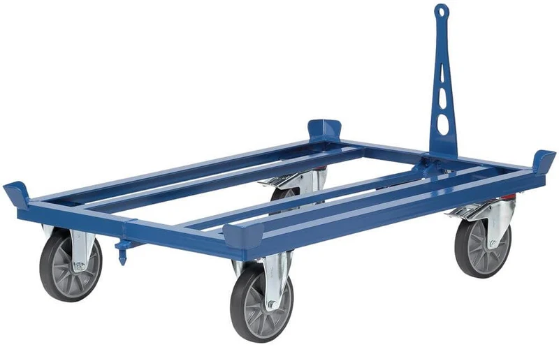 FETRA drawbar and coupling for pallet chassis