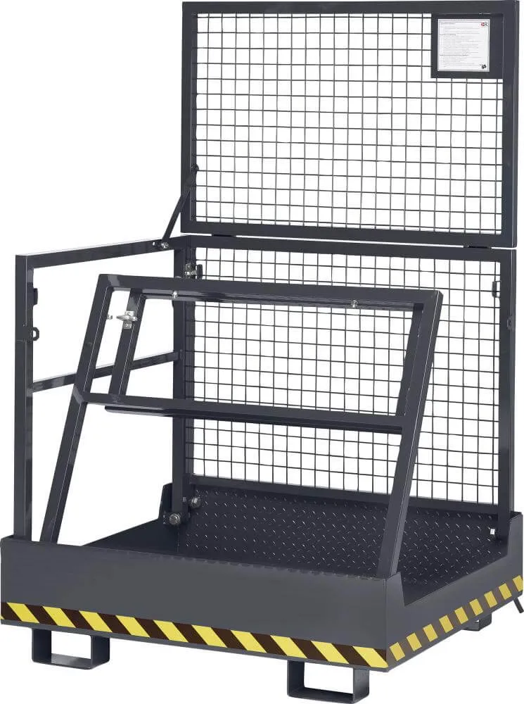 NEUTRAL work basket, type RAK-Comp. 1200x1080x1910 mm load capacity 300 kg RAL 7016 anthracite grey