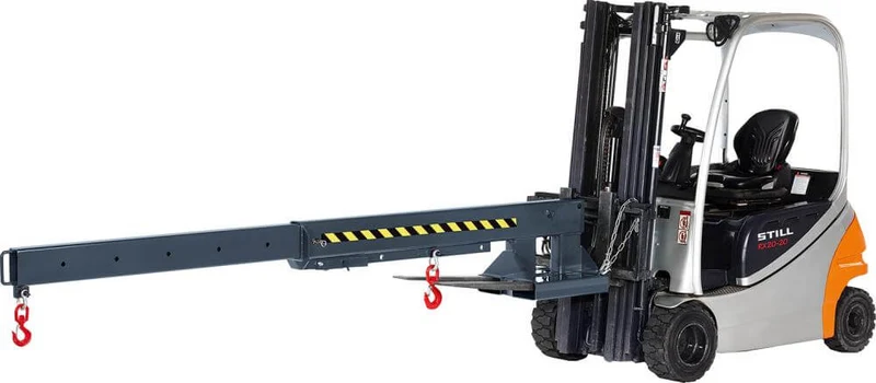 Crane arm NEUTRAL, type RKA-5, 6-fold extendable, 5000 kg, not adjustable, 2220-3720, RAL 7016, anthracite grey