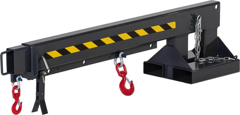 Crane arm NEUTRAL, type RKA-3, 6-fold extendable, 3000 kg, not adjustable, 2220-3720, RAL 7016, anthracite grey
