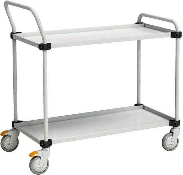 ESD Trolley NEUTRAL, TRTA L635xW1100xH1015mm, 2 Shelves.