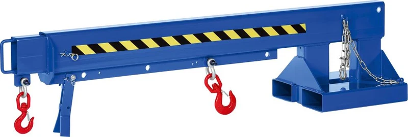 Crane arm NEUTRAL, type RKA-5, 6-fold extendable, 5000 kg, not adjustable, 2220-3720, RAL 5010 gentian blue
