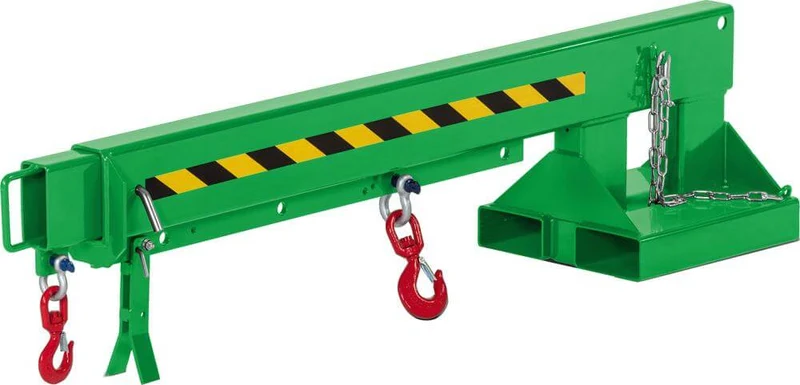 Crane arm NEUTRAL, type RKA-3, 6-fold extendable, 3000 kg, not adjustable, 2220-3720, RAL 6018 yellow-green