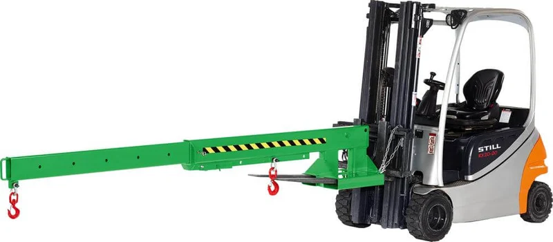 Crane arm NEUTRAL, type RKA-5, 6-fold extendable, 5000 kg, not adjustable, 2220-3720, RAL 6018 yellow-green
