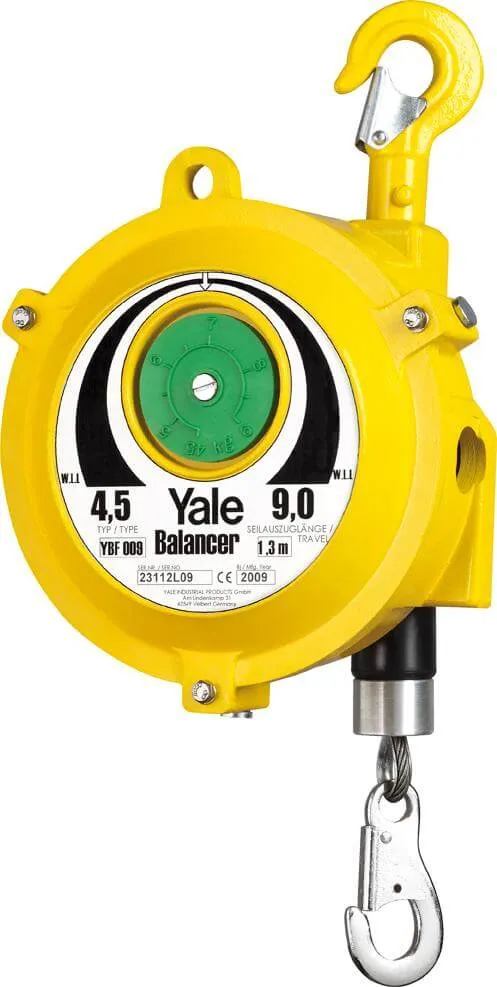 Balancer YALE, YBA Load capacity 9,0-15,0 kg Cable extension 1,5 m