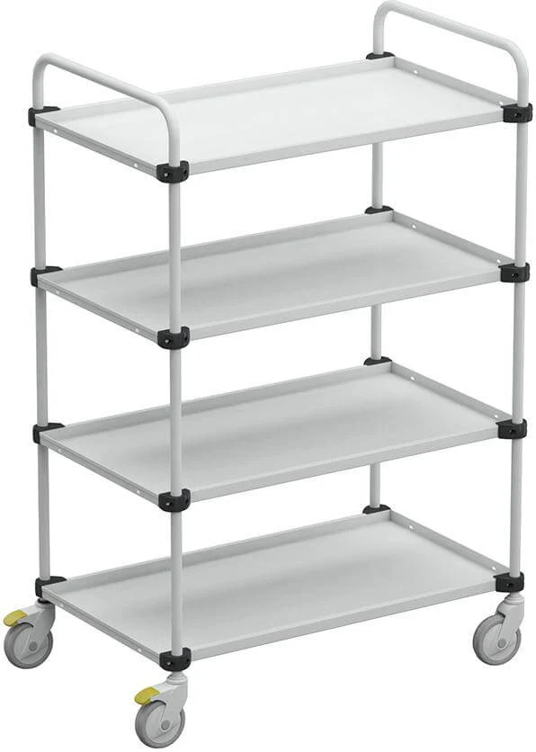 ESD Trolley NEUTRAL, TRTA L535xW1100xH1535mm, 4 Shelves.