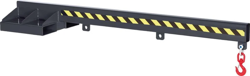 Load arm NEUTRAL, Type RLA-2,5 2400 2500kg non-height-adjustable max. 2400mm RAL 7016 anthracite gray