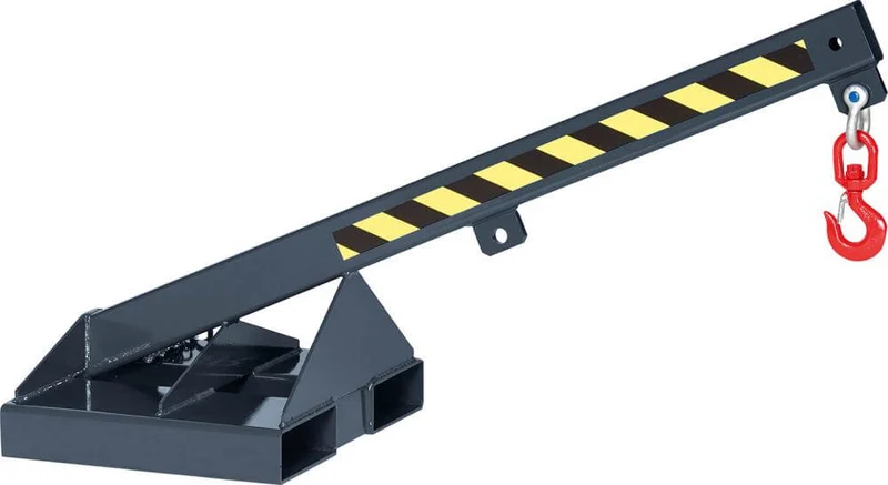NEUTRAL load arm, type RLH-1 1000kg, 25° inclination max. 1390mm, RAL 7016 anthracite grey