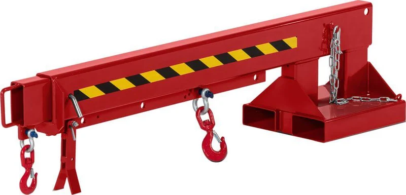 Crane arm NEUTRAL, type RKA-3, 6-fold extendable, 3000 kg, not adjustable, 2220-3720 RAL 3000 flame red