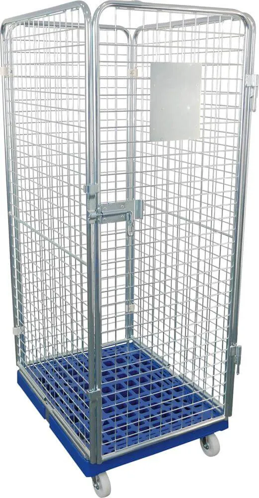 Wire mesh container NEUTRAL, 4-sided, 1600mm