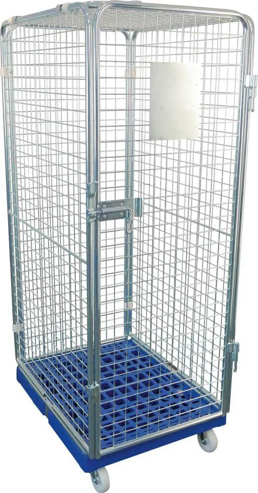 Wire mesh container NEUTRAL, 5-sided, 1600mm
