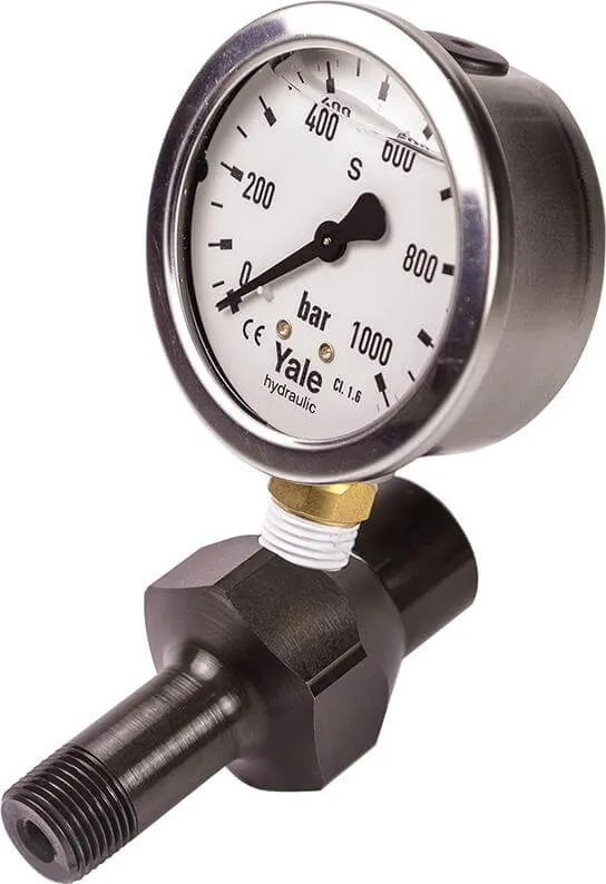 Pressure gauge set YALE, GYA-63 pressure 0-1000 bar