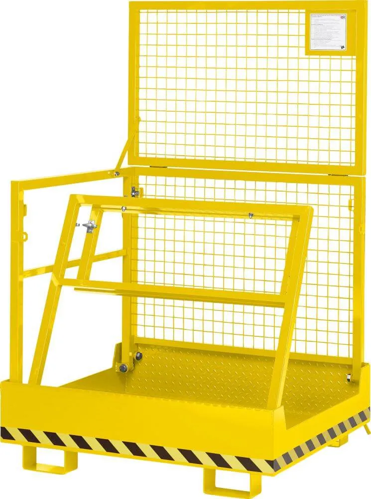 NEUTRAL work basket, type RAK-Comp. 1200x1080x1910 mm load capacity 300 kg RAL 1023 traffic yellow