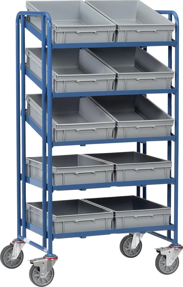 Euro box trolley FETRA, 1372 10 boxes, 820x610mm