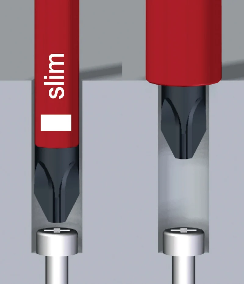 Wiha Schraubendrehersatz 3251TRK6 6-teilig TX-BO mit SoftFinish Mehrkomponentengriff und isolierten Rundklingen
