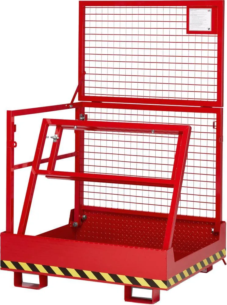 NEUTRAL work basket, type RAK-Comp.1200x1080x1910 mm load capacity 300 kg RAL 3000 flame red