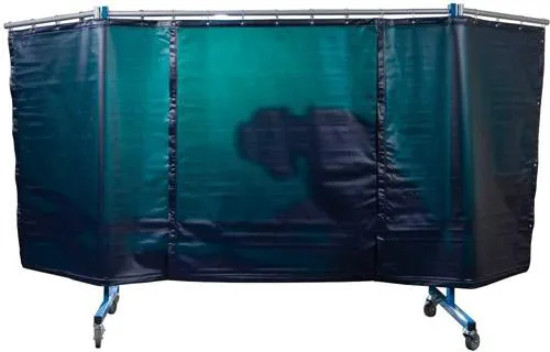 Protective barrier NEUTRAL, mobile, dark green matt SINOtec