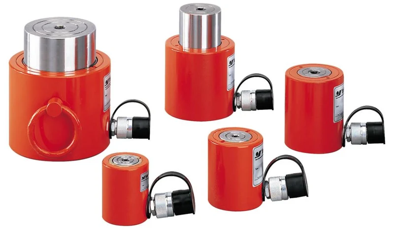 Flat-lift cylinder YALE, pressure force 50 t stroke 15 mm