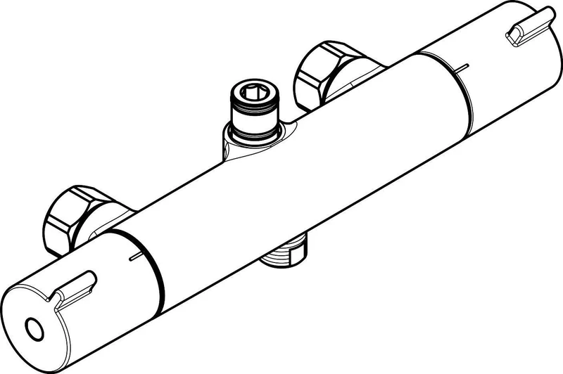 Hansgrohe HG Thermostat Brause Aufputz für Showerpipe Chrom – Präzise Temperaturregelung