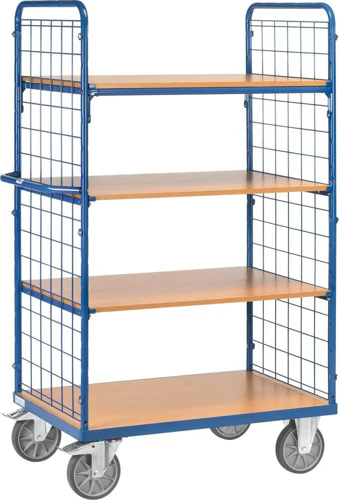 Tiered cart FETRA, 8412 600kg load area 1.000 x 700 mm