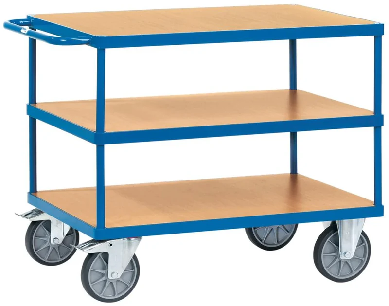 Table trolley FETRA, 2420 400kg 3 shelves 850x500mm fetra