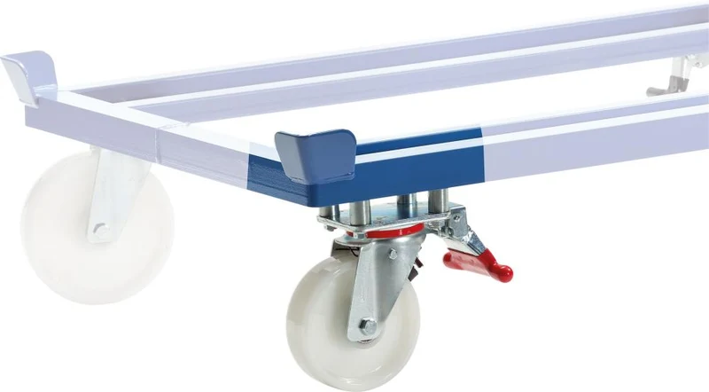 Additional charge FETRA, 2 swivel castors with locking lever